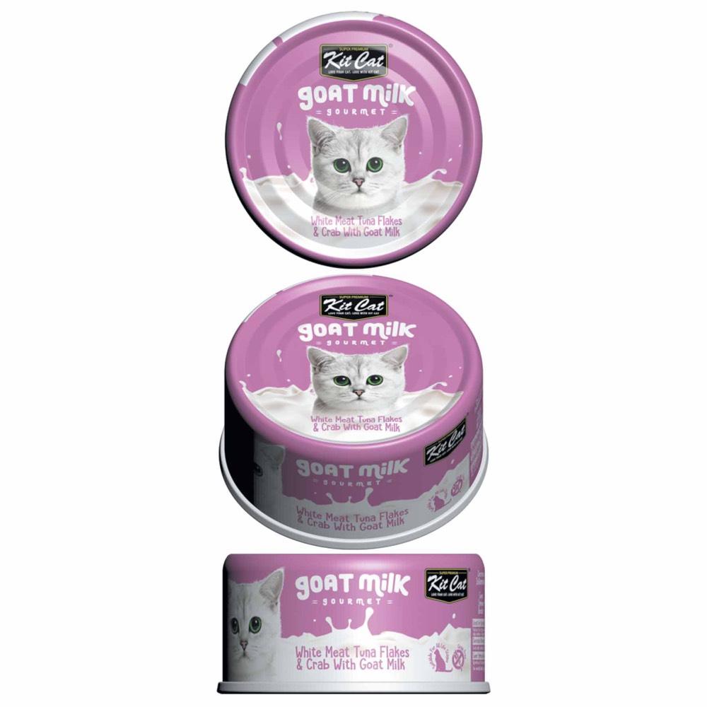 Kitcat- Goatmilk White meat Tuna Crab 70g