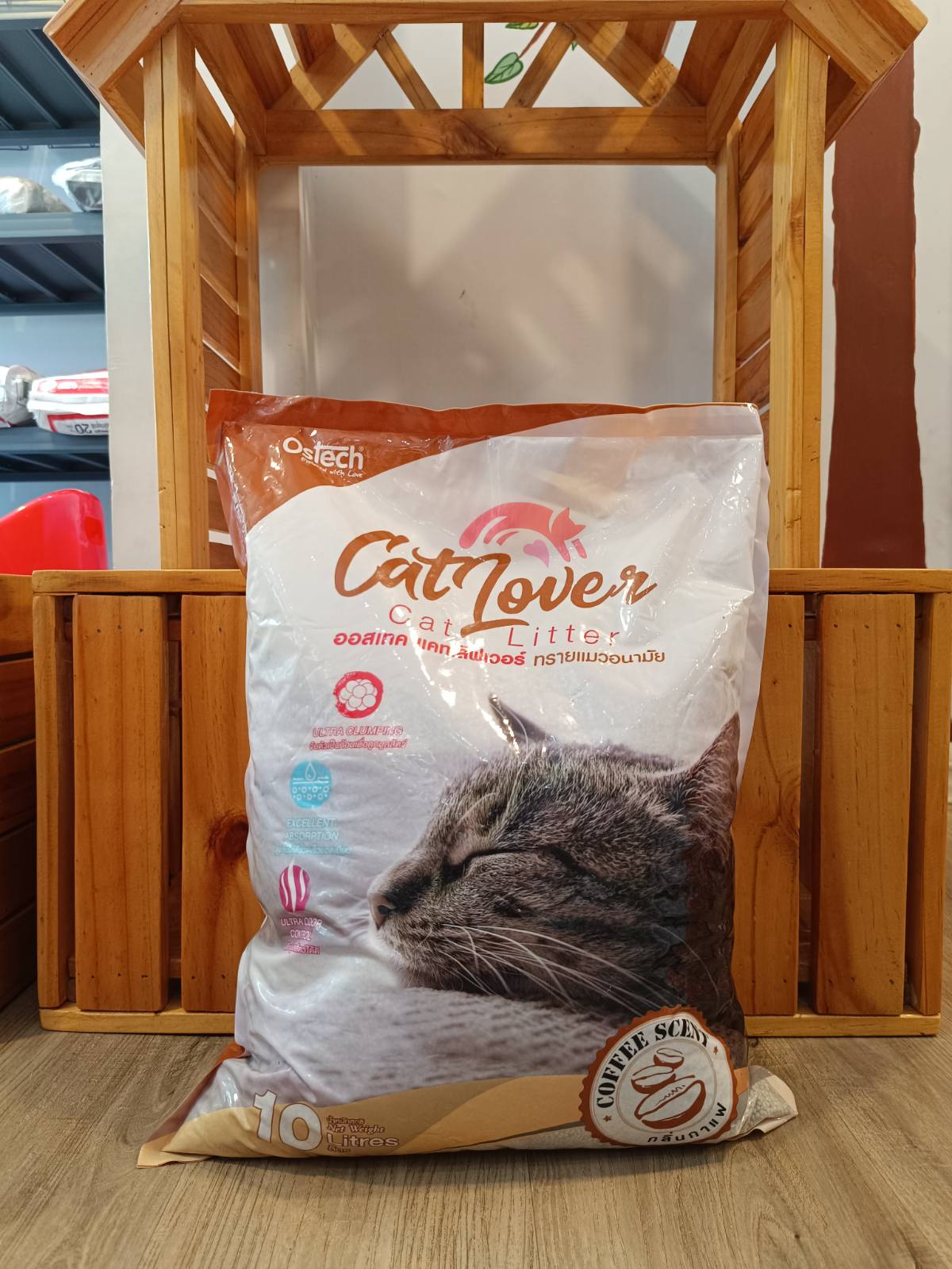 Ostech: Cat Lover - Cat Litter 10L (Coffee)