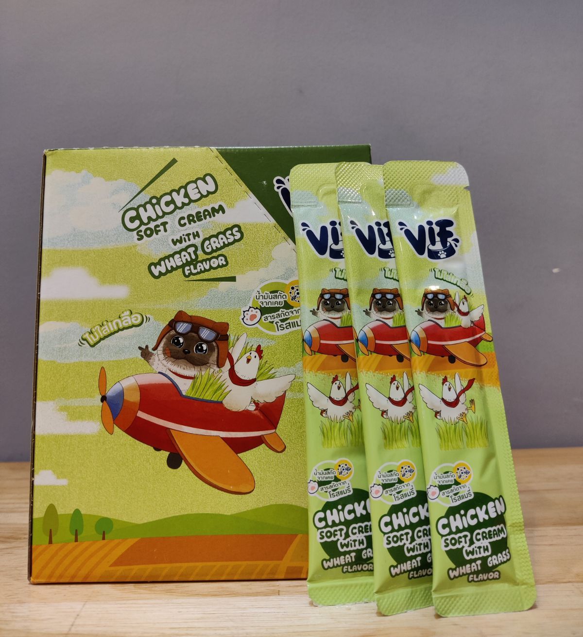 VIF Creamy - Chicken Wheat Grass(40pc)