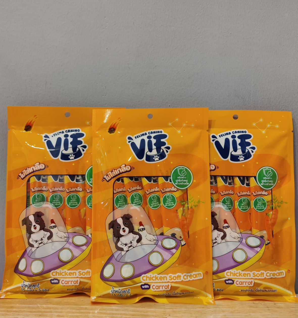 VIF Creamy Dog- Chicken Carrot(5pc)