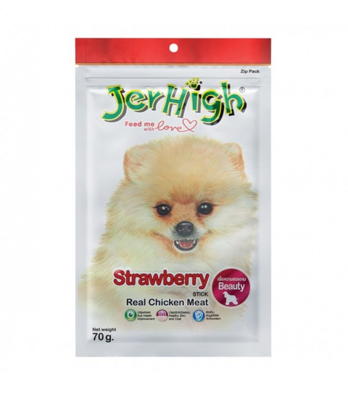 JERHIGH- Chicken Strawberry 70g